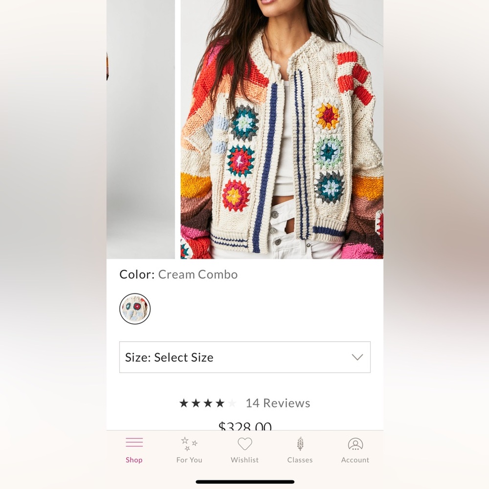 Free People Clear Skies Cardi